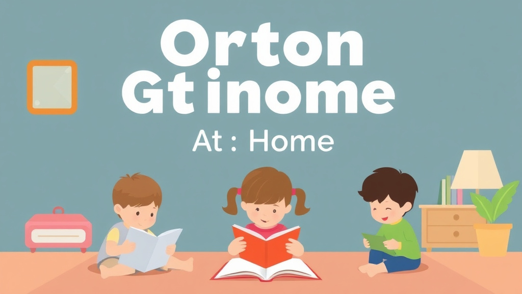 Visual guide for practical steps in orton gillingham at home