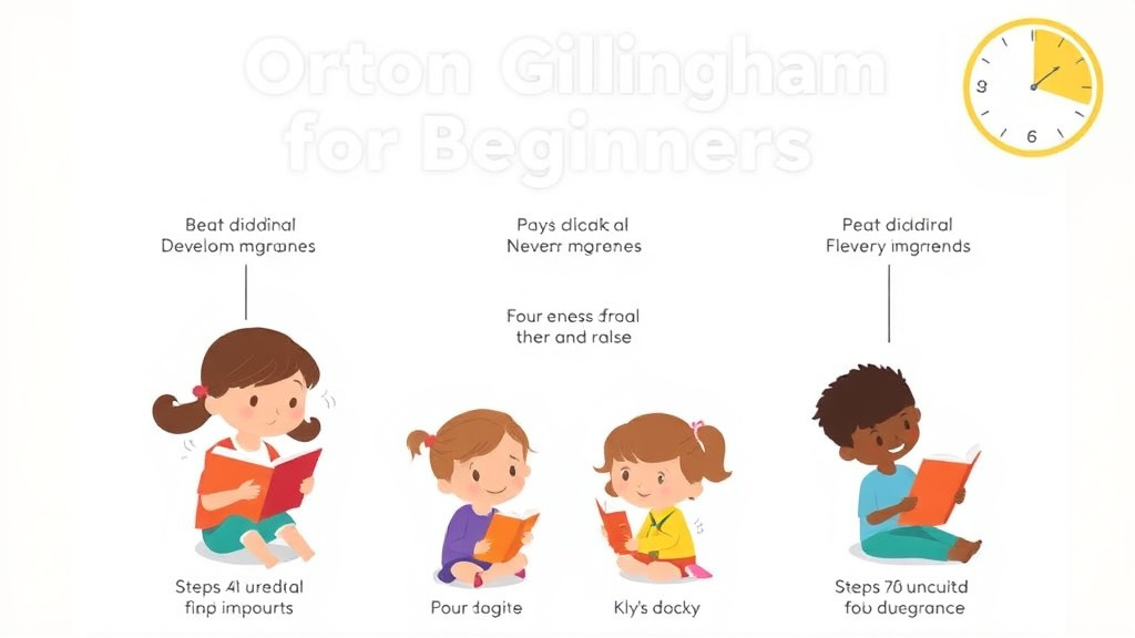 Visual guide for practical steps in orton gillingham for beginners