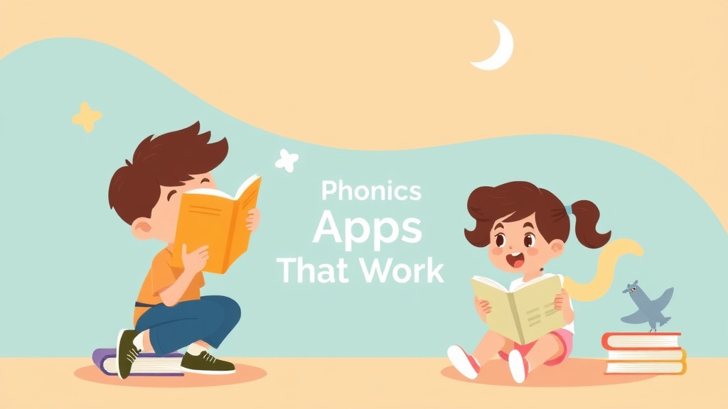Illustration showing key concepts related to phonics apps that work
