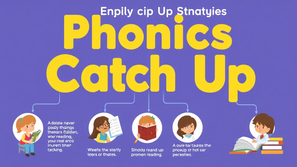 Visual guide for practical steps in phonics catch up strategies