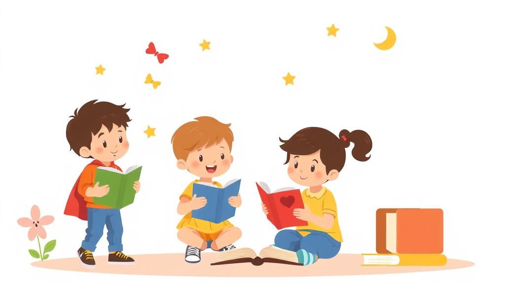 Illustration showing key concepts related to phonics for kindergarten