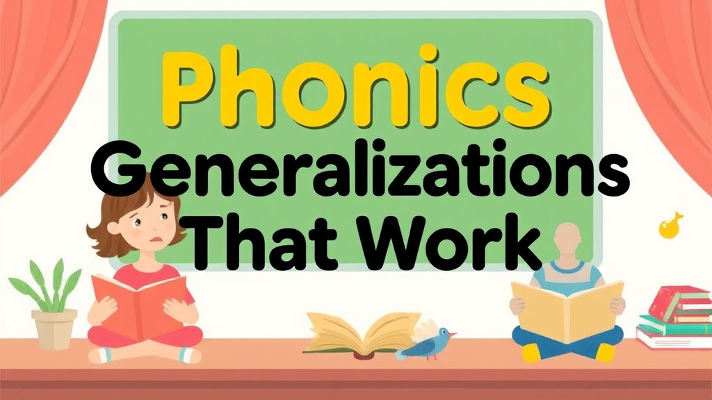 Visual guide for practical steps in phonics generalizations that work