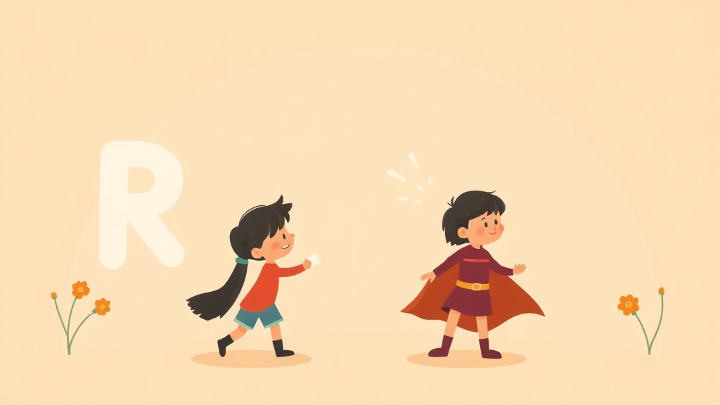 Illustration showing key concepts related to r controlled syllables