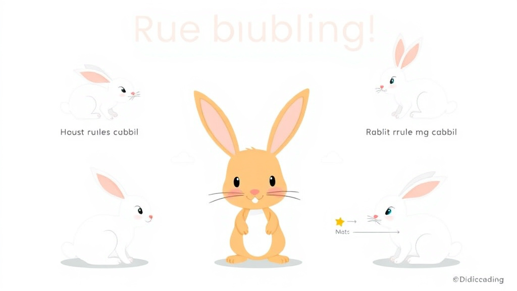 Visual guide for practical steps in rabbit rule doubling