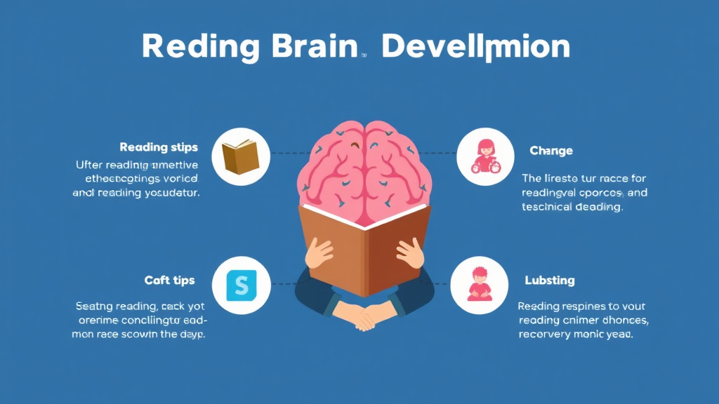 Visual guide for practical steps in reading brain development