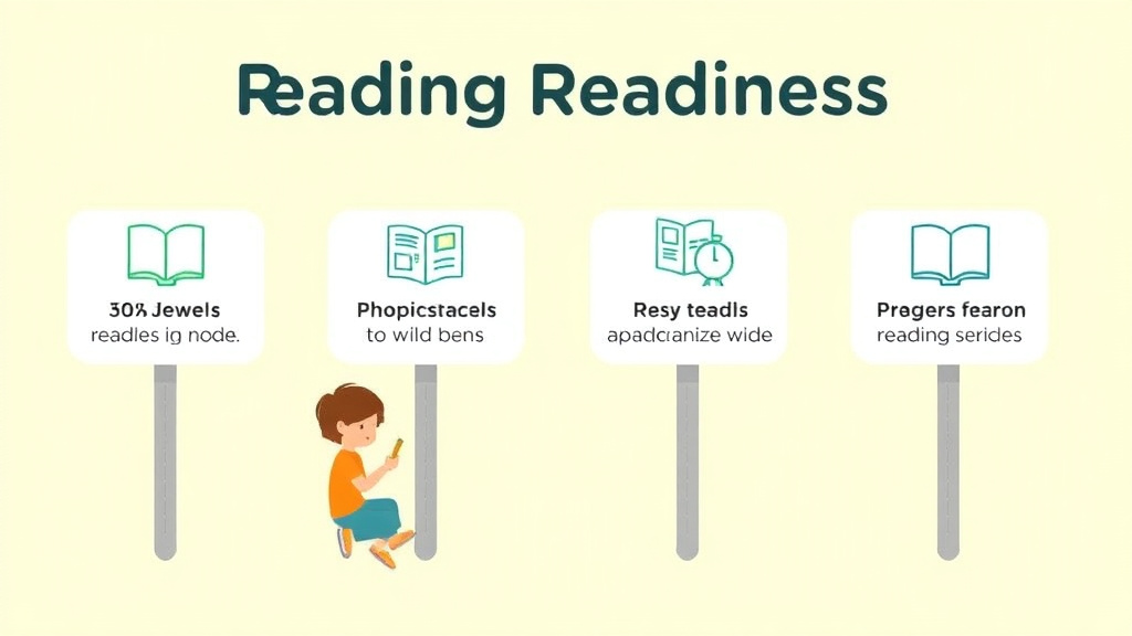 Visual guide for practical steps in reading readiness signs