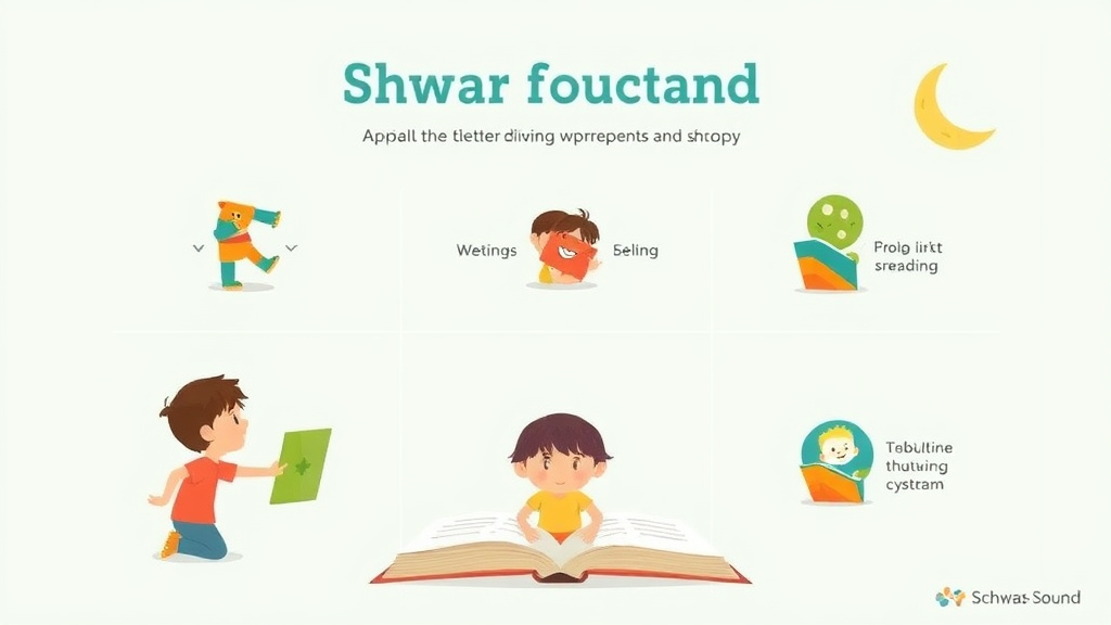 Visual guide for practical steps in schwa sound