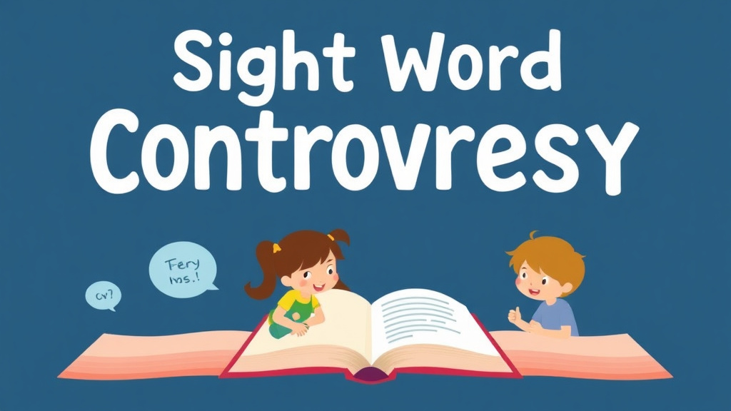 Visual guide for practical steps in sight word controversy