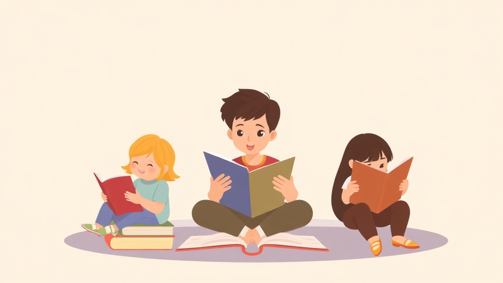 Illustration showing key concepts related to stages of reading development