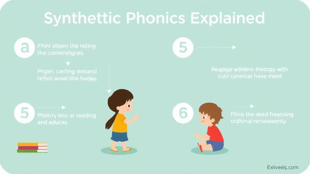 Visual guide for practical steps in synthetic phonics explained