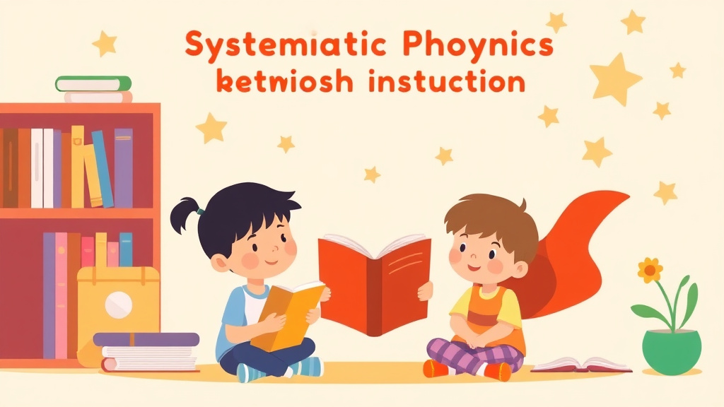 Illustration showing key concepts related to systematic phonics instruction