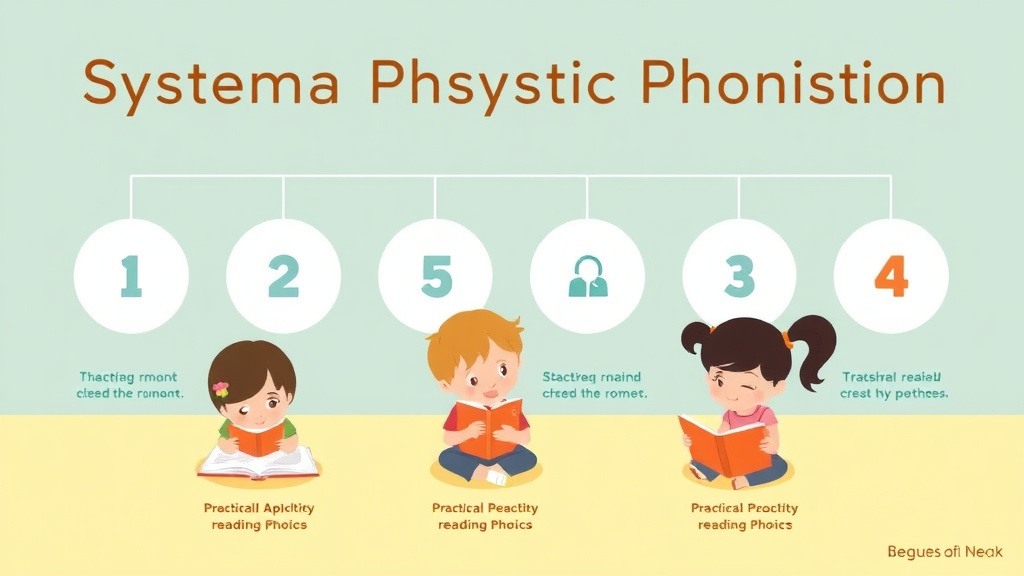 Visual guide for practical steps in systematic phonics instruction
