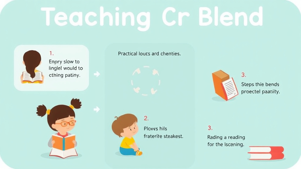 Visual guide for practical steps in teaching cr blend