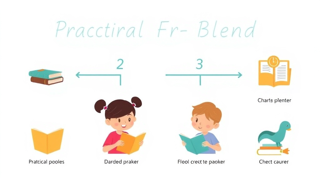 Visual guide for practical steps in teaching fr blend