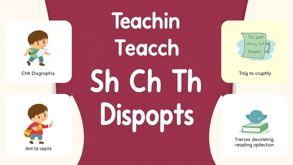 Visual guide for practical steps in teaching sh ch th digraphs