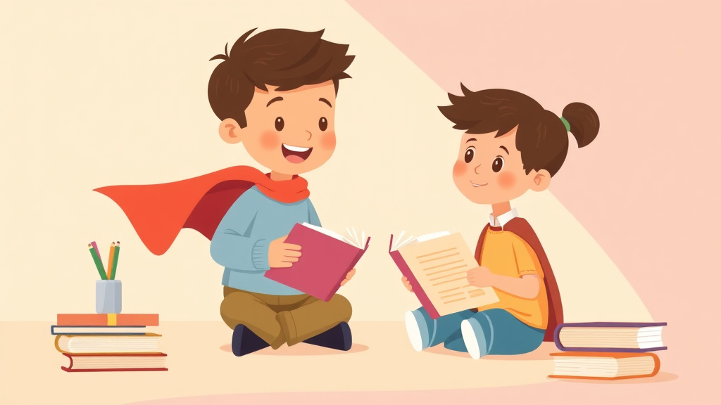 Illustration showing key concepts related to teaching short a words