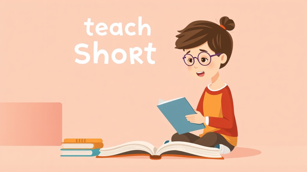 Illustration showing key concepts related to teaching short o words