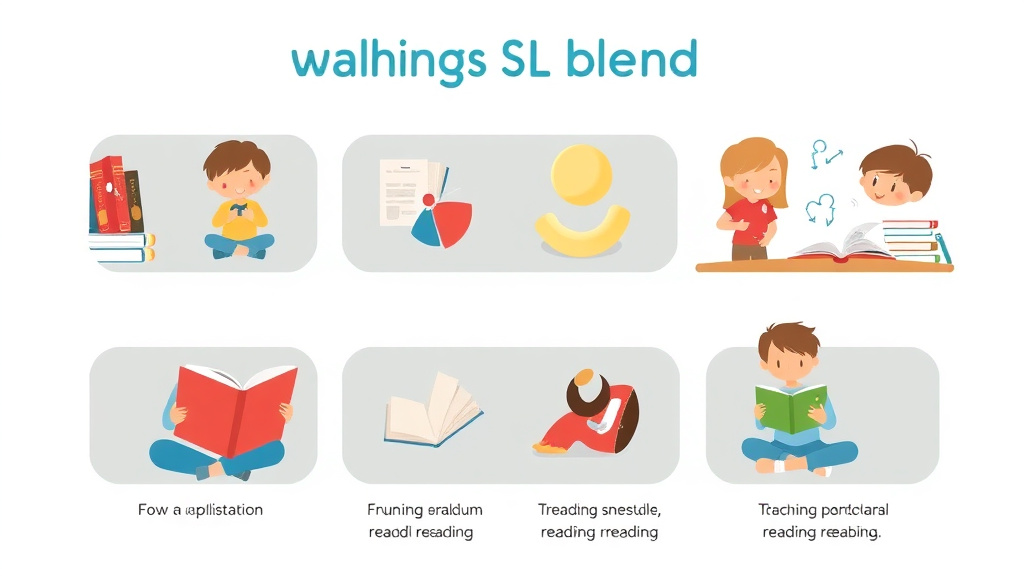 Illustration showing key concepts related to teaching sl blend