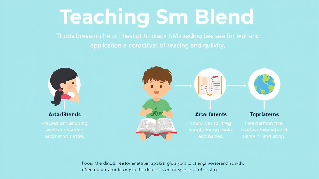 Illustration showing key concepts related to teaching sm blend