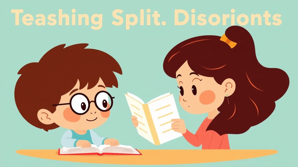 Illustration showing key concepts related to teaching split digraphs