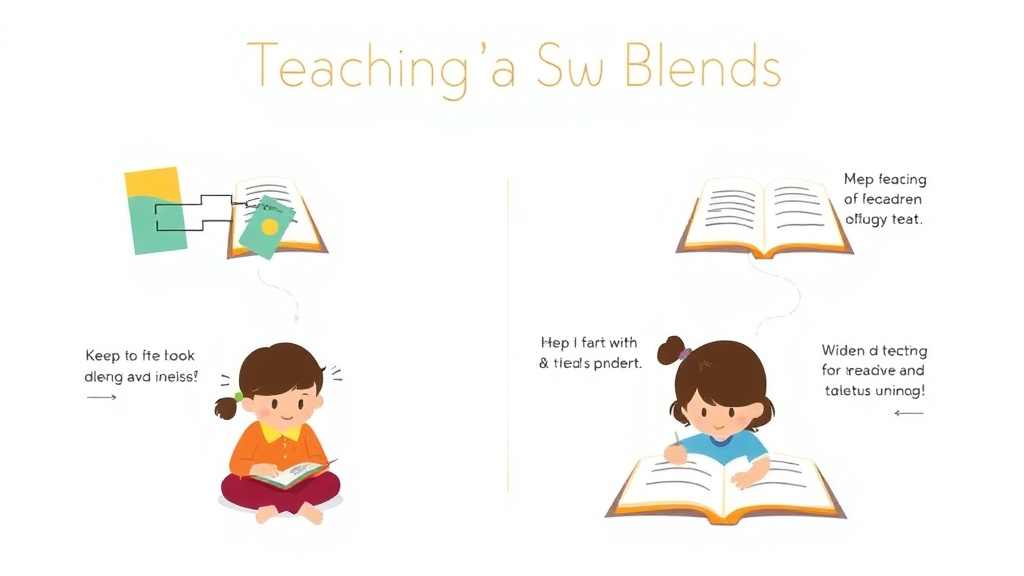 Visual guide for practical steps in teaching sw blend