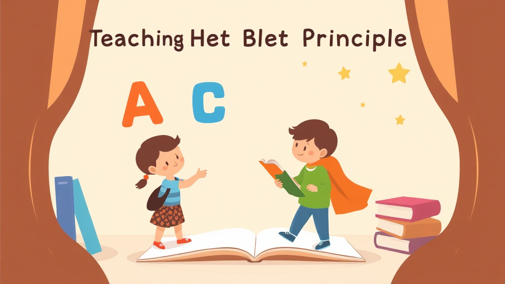 Illustration showing key concepts related to teaching the alphabet principle