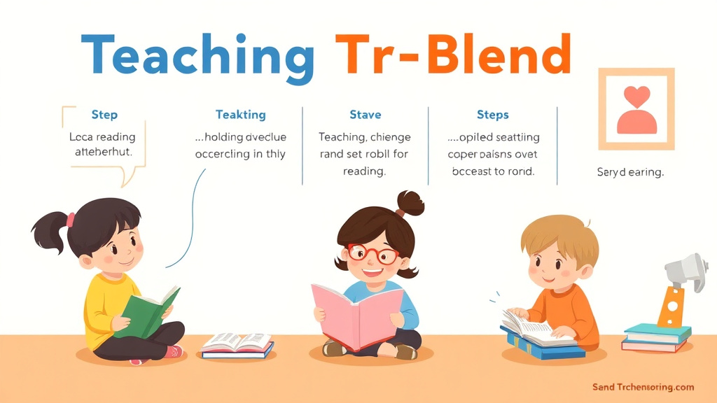 Visual guide for practical steps in teaching tr blend