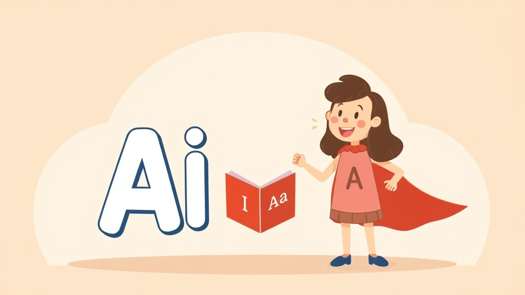 Illustration showing key concepts related to teaching vowel teams ai ay
