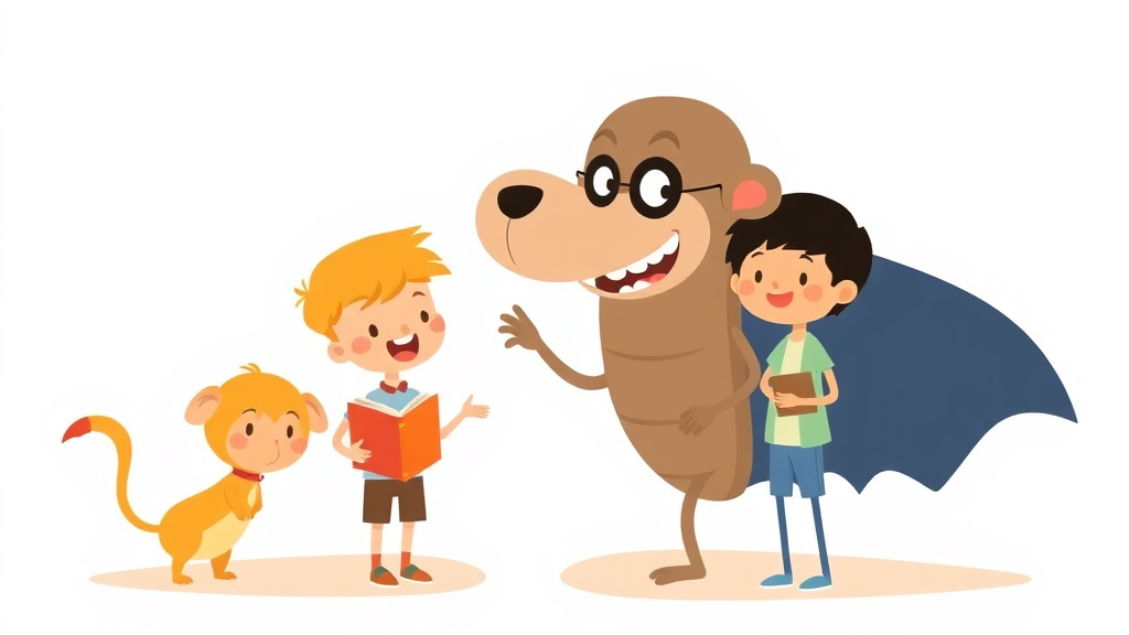 Illustration showing key concepts related to teaching vowel teams oo