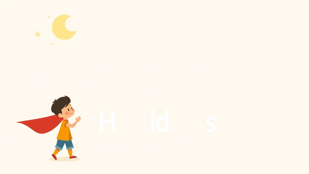 Illustration showing key concepts related to three syllable words phonics