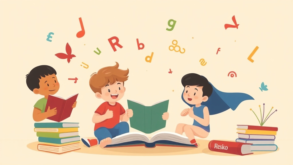 Illustration showing key concepts related to when phonics rules break down