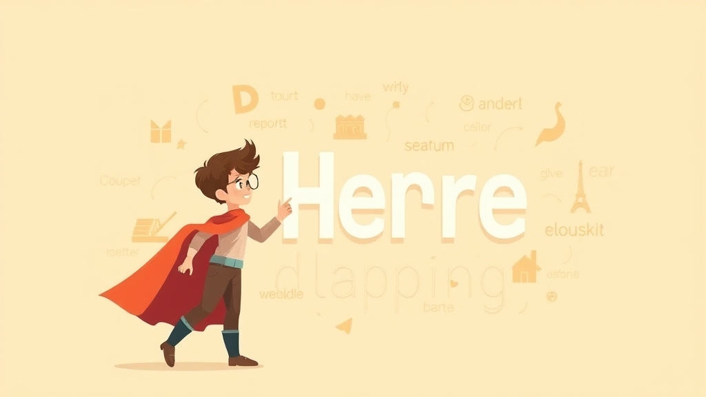 Illustration showing key concepts related to word mapping technique