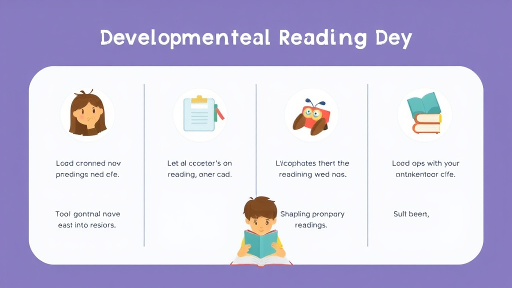 Visual guide for practical steps in developmental reading delay
