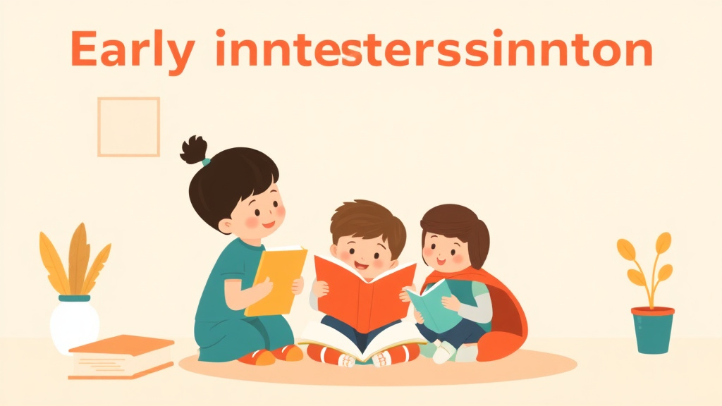 Illustration showing key concepts related to early intervention importance