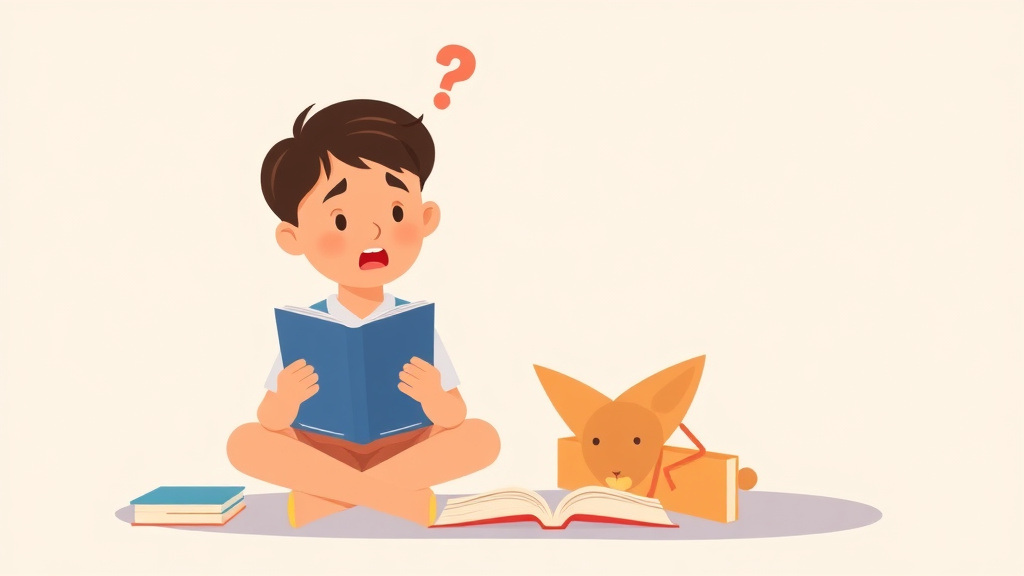 Illustration showing key concepts related to oral language and reading struggles