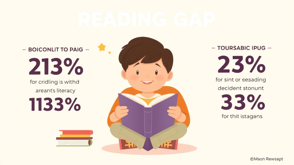 Illustration showing key concepts related to reading gap statistics