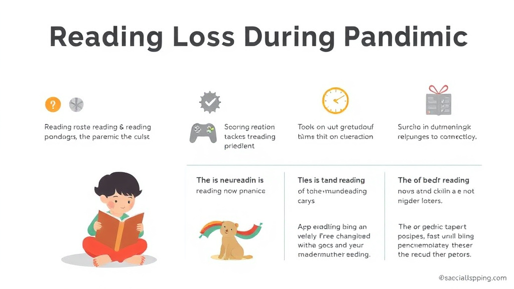Visual guide for practical steps in reading loss during pandemic