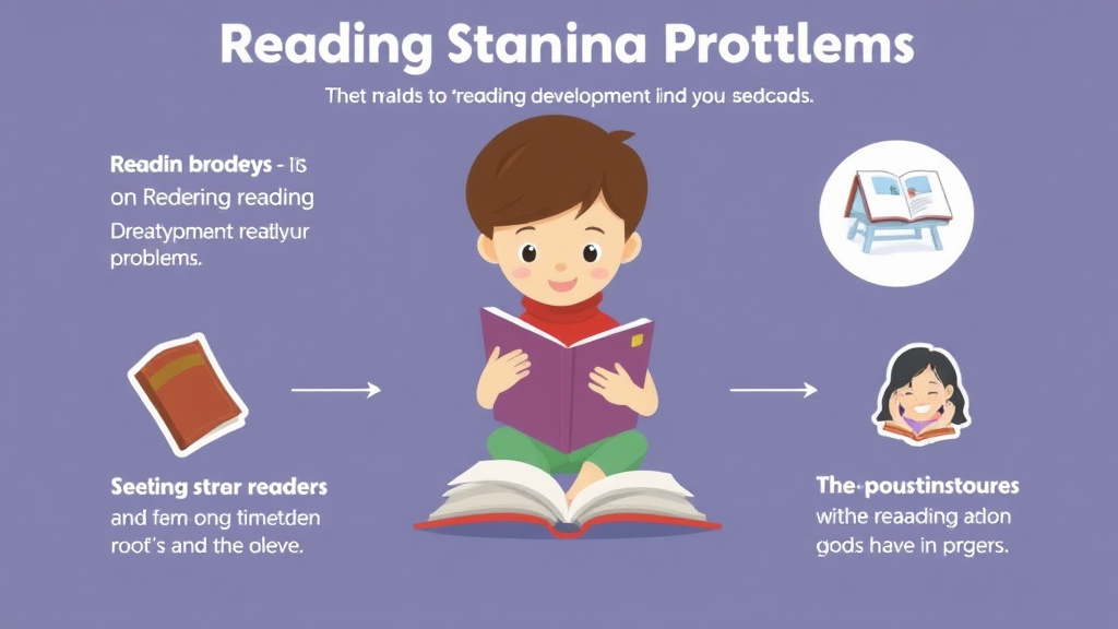 Visual guide for practical steps in reading stamina problems