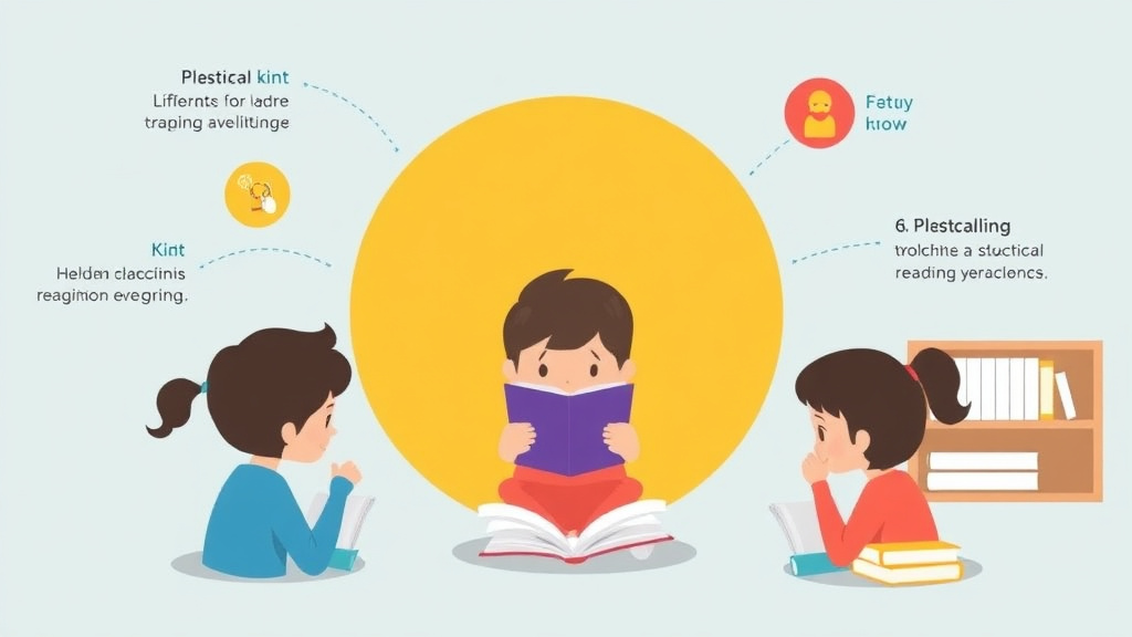 Visual guide for practical steps in reading struggles and school changes