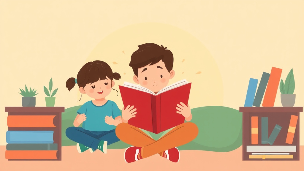 Illustration showing key concepts related to reading struggles and self esteem