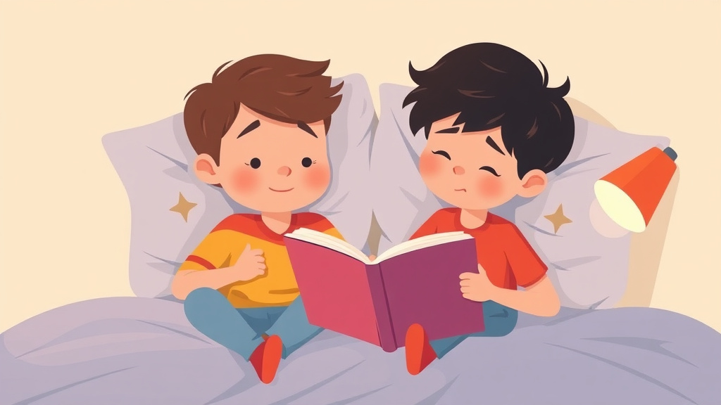 Illustration showing key concepts related to reading struggles and sleep deprivation