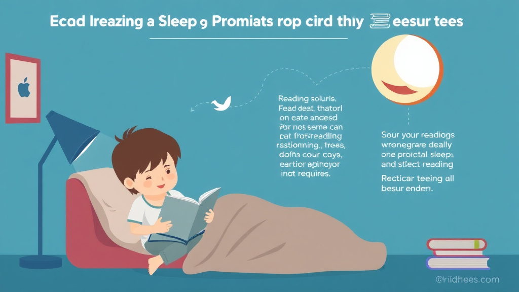 Visual guide for practical steps in reading struggles and sleep deprivation