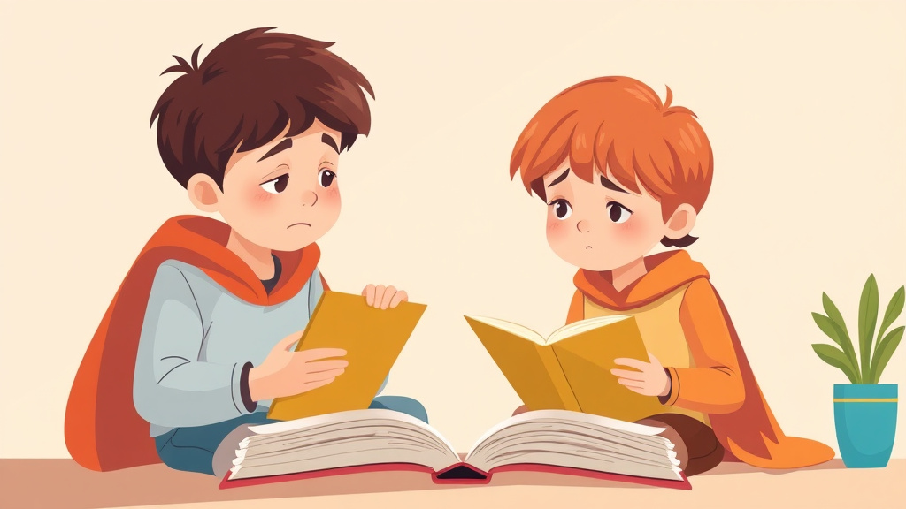 Illustration showing key concepts related to reading struggles and trauma