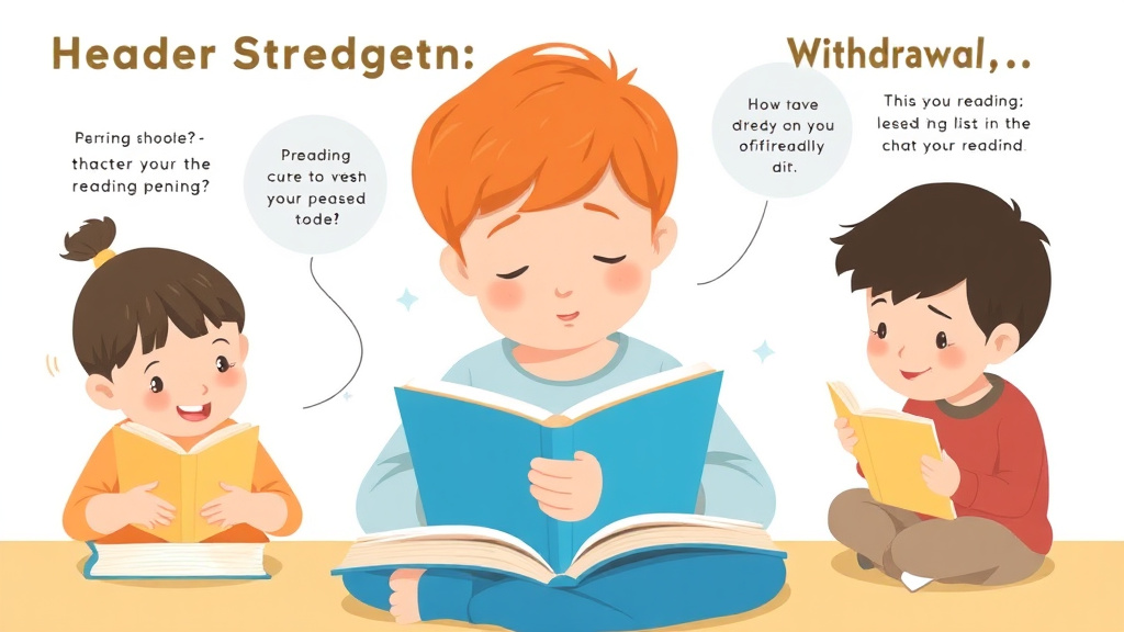 Visual guide for practical steps in reading struggles and withdrawal