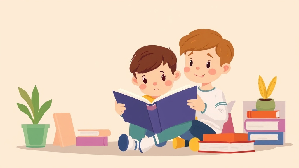 Illustration showing key concepts related to reading struggles are not laziness