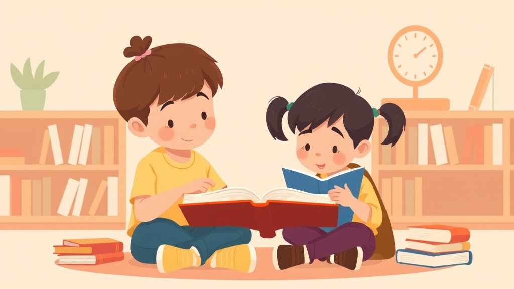 Illustration showing key concepts related to reading struggles in first grade