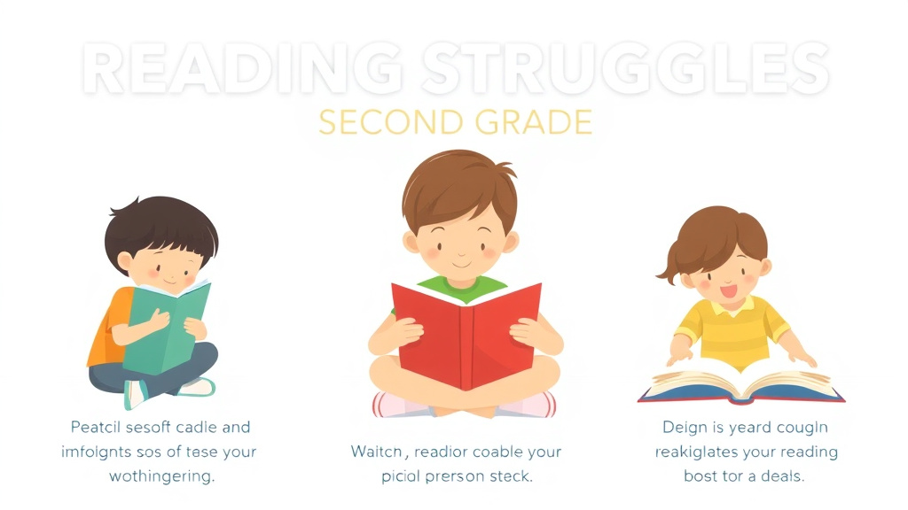 Visual guide for practical steps in reading struggles in second grade