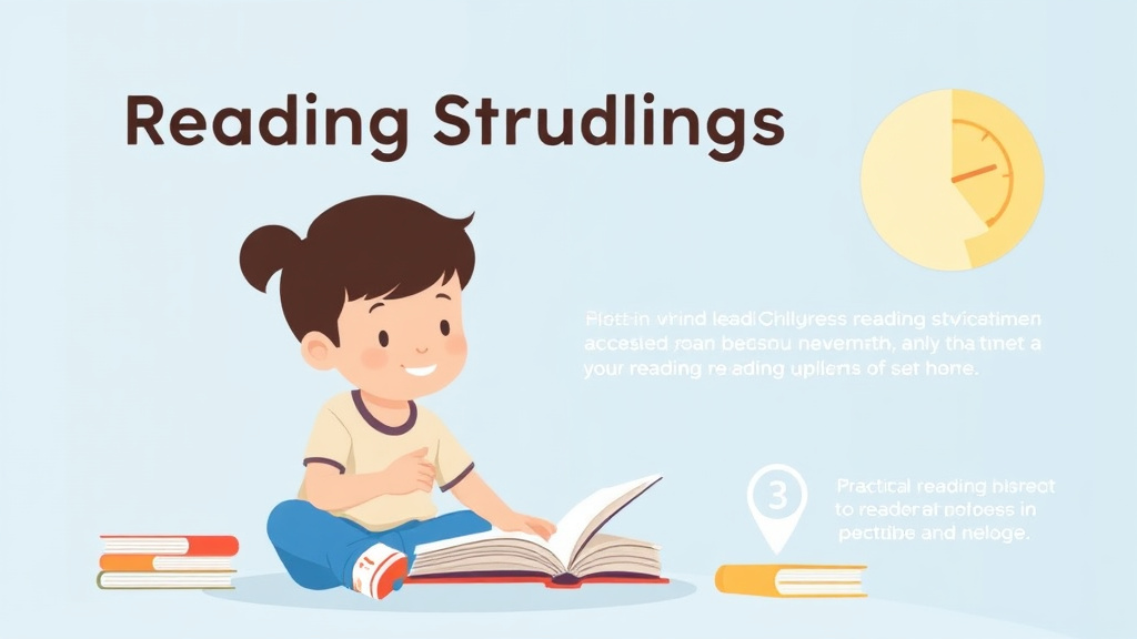 Visual guide for practical steps in reading struggles in third grade