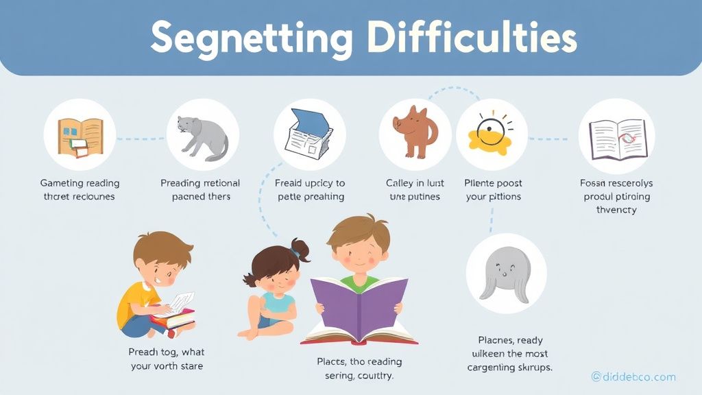 Visual guide for practical steps in segmenting difficulties