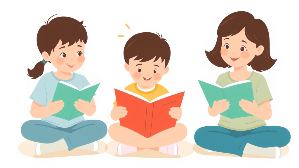 Visual guide for practical steps in signs your child needs reading help